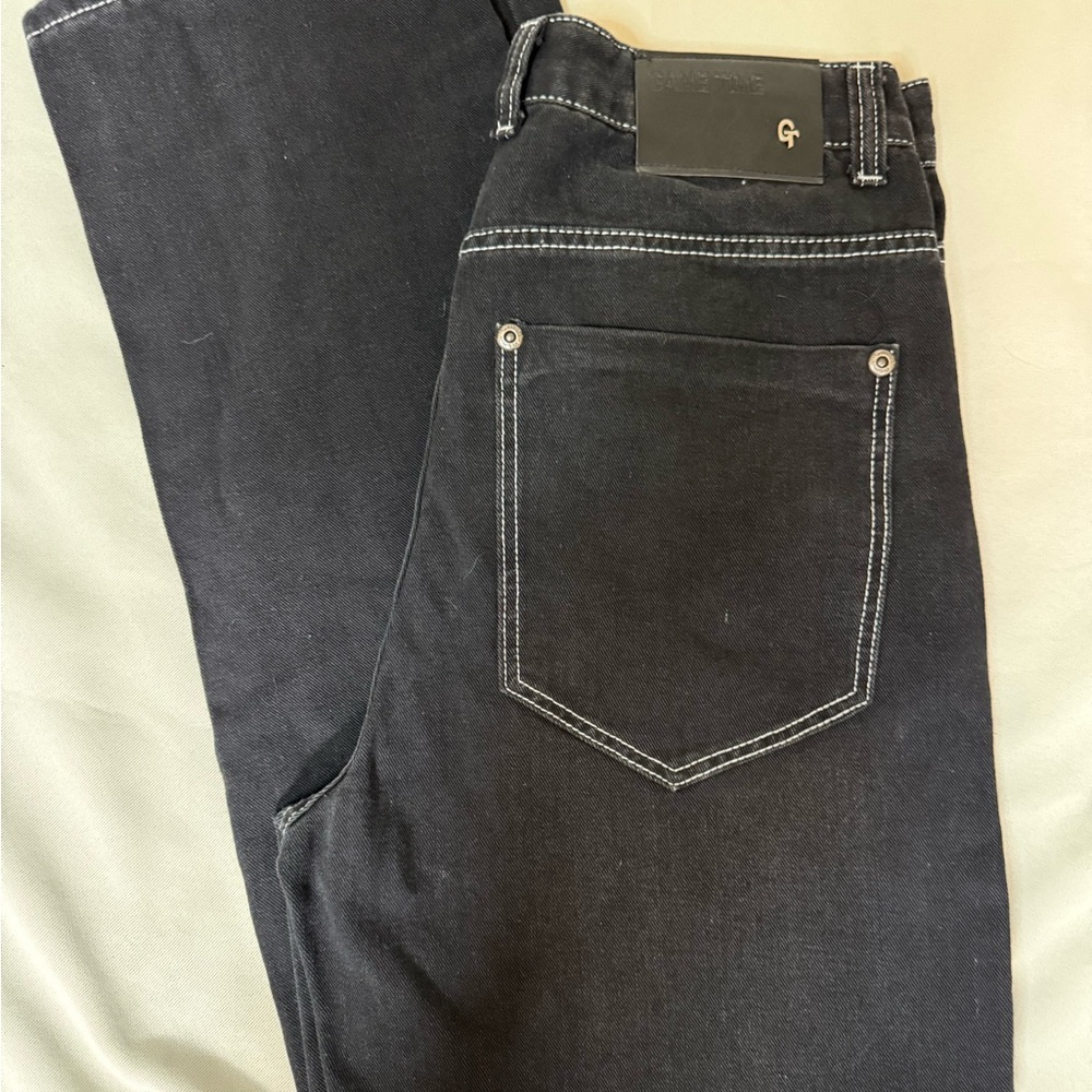 Game Time Men's Black Relaxed Jeans 30x30 - Picture 2 of 6